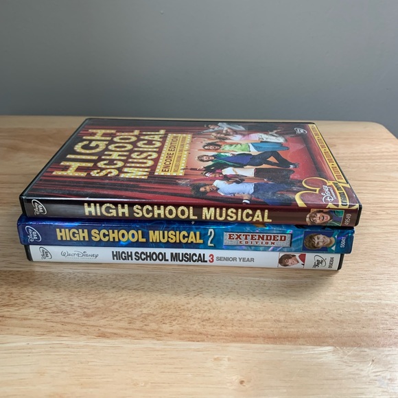 Disney Other - HIGH SCHOOL MUSICAL 1 , 2,  3  Trilogy dvd Set ZAC EFRON Disney